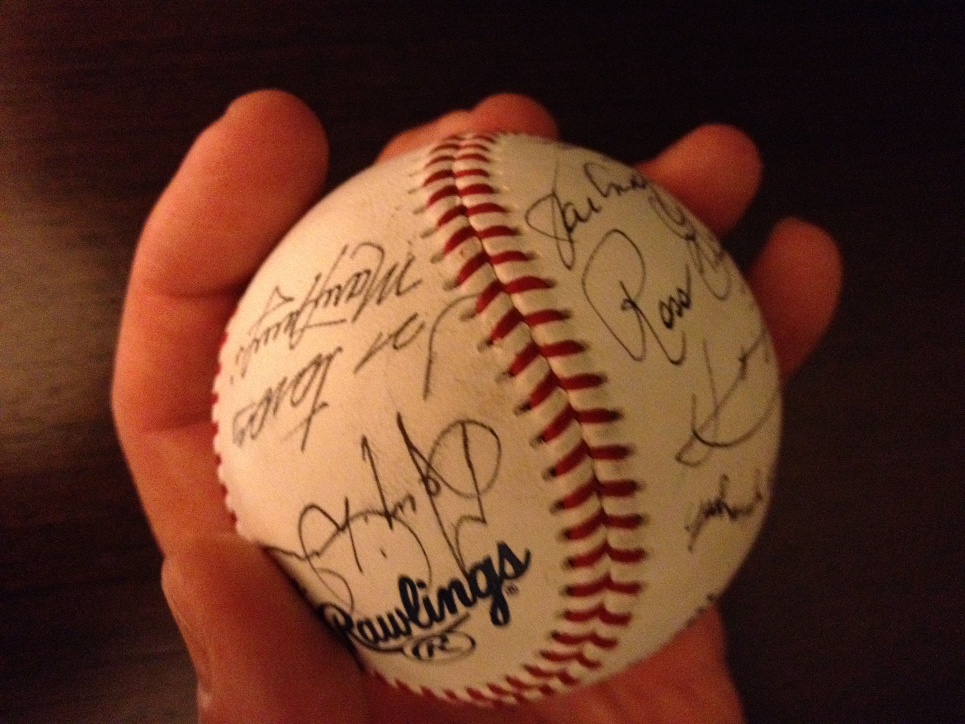 An Autographed Baseball Tim Elmore